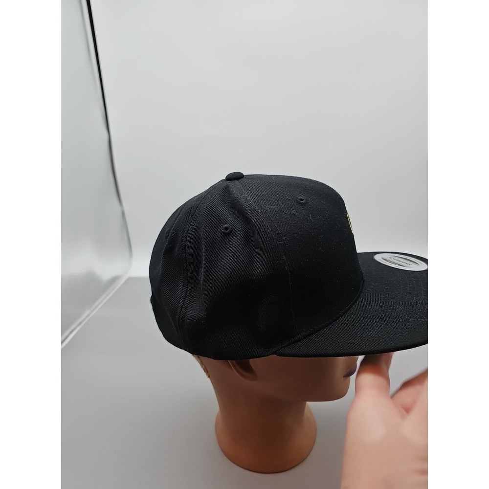 Yave Tequila Cap Hat Black Adjustable Snap Back‎ Mesh Back Trucker Wool Blend - Picture 3 of 6